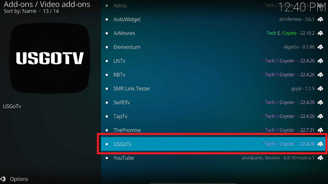 Install USGoTv Kodi Addon on Firestick step 19