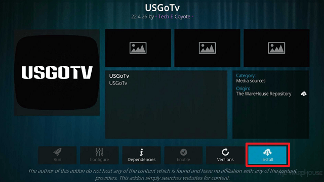 Install USGoTv Kodi Addon on Firestick step 20