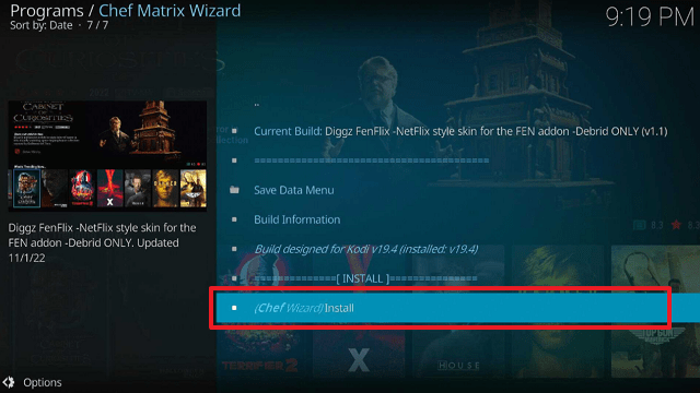 Install FenFlix Kodi Build on Firestick step 26