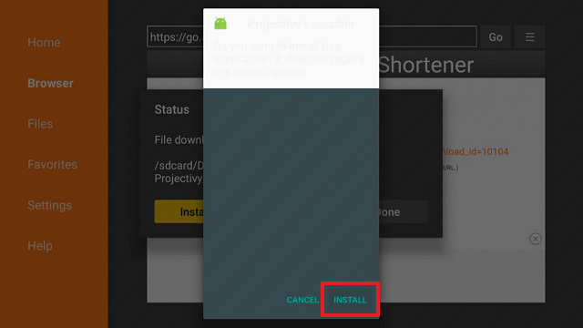 Projectivy Launcher