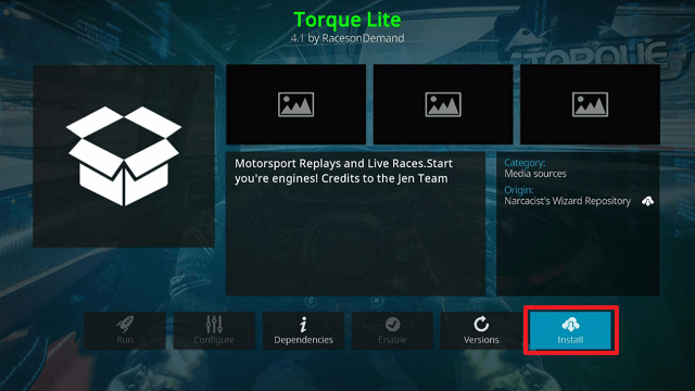Torque Lite Kodi Addon
