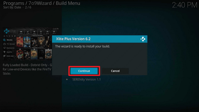 Xlite Kodi Build