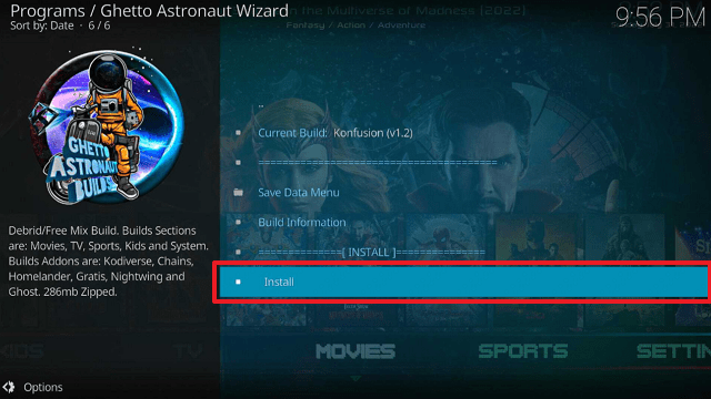 Konfusion Kodi Build