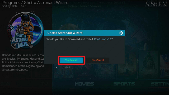 Konfusion Kodi Build