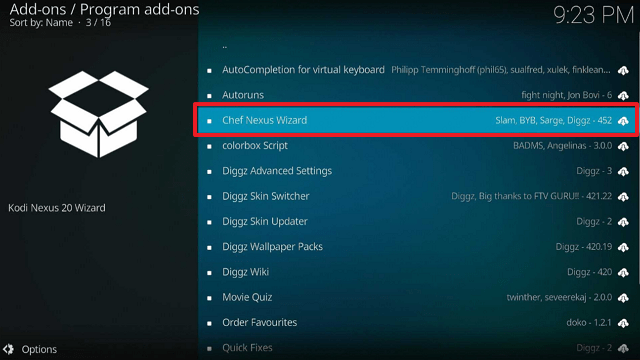 Planet Diggz Kodi Build