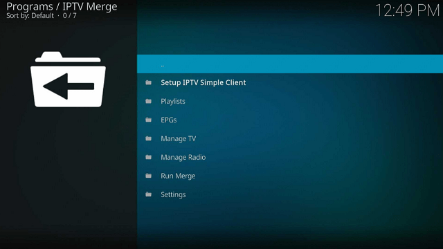 IPTV Merge Kodi Addon
