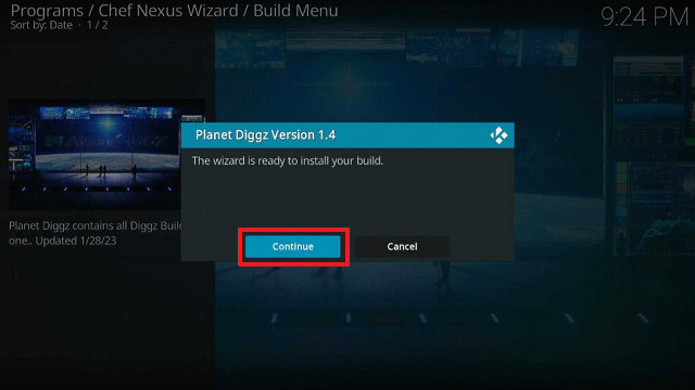 Planet Diggz Kodi Build