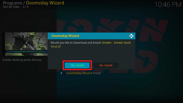 Smokin Kodi Build