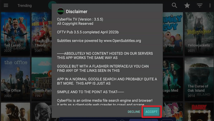 Install CyberFlix on Firestick