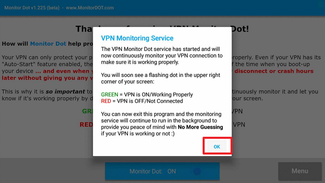 VPN Monitor Dot