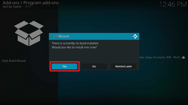 Game On Kodi Build