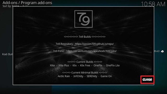 Serenity Kodi Build