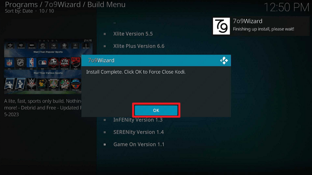 Game On Kodi Build