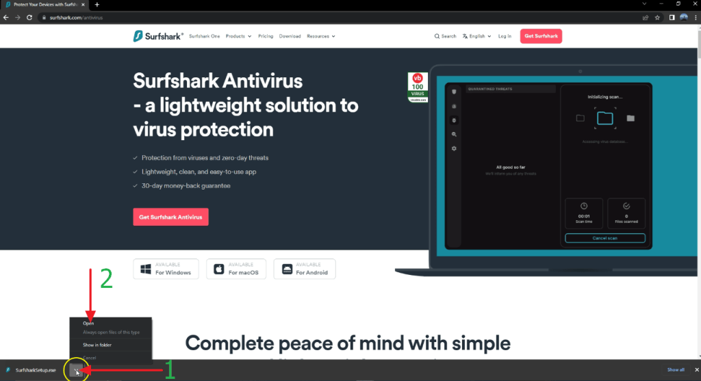 Surfshark Antivirus