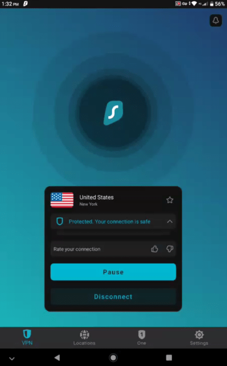 Surfshark VPN on Your Android