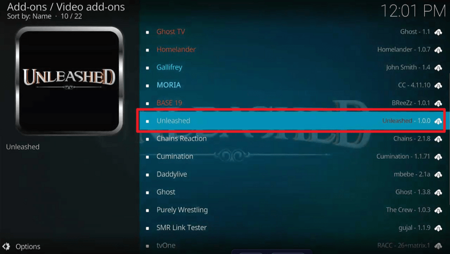 Unleashed Kodi Addon