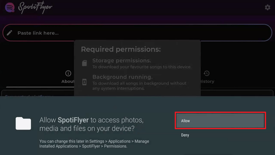 Install Spotiflyer  on Firestick