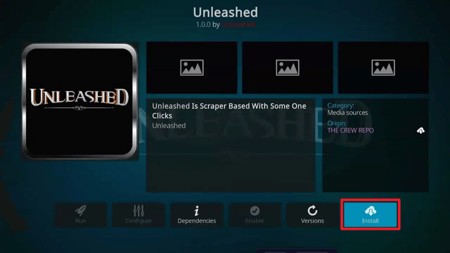 Unleashed Kodi Addon