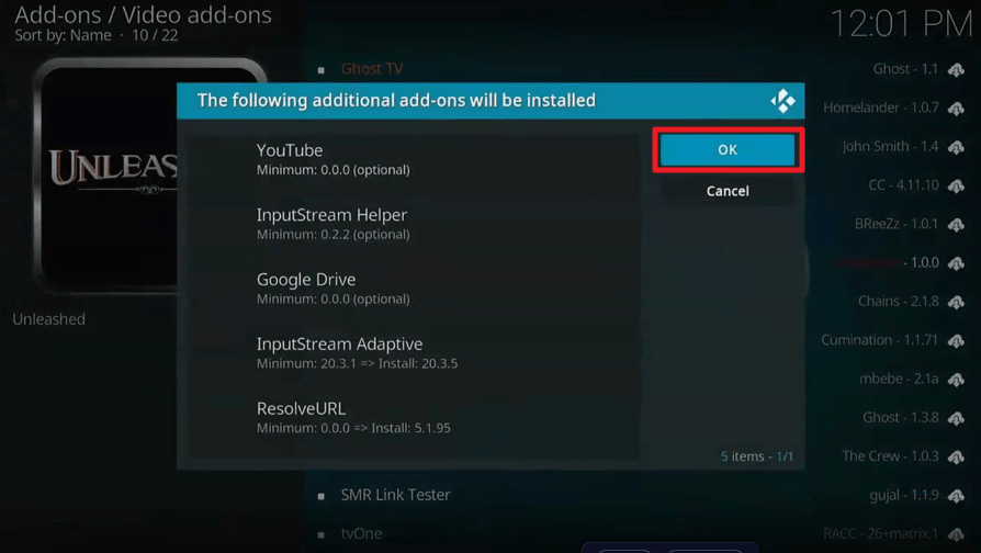 Unleashed Kodi Addon