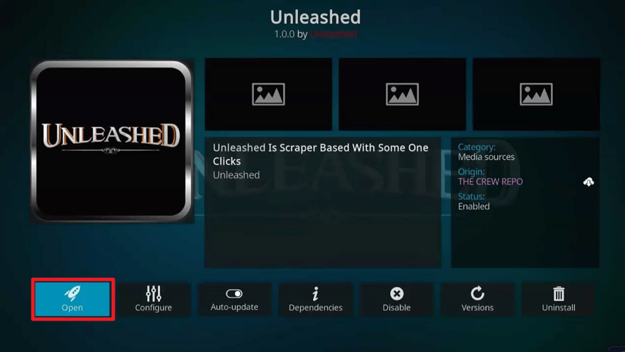 Unleashed Kodi Addon