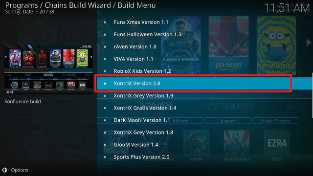 Xontrix Kodi Build
