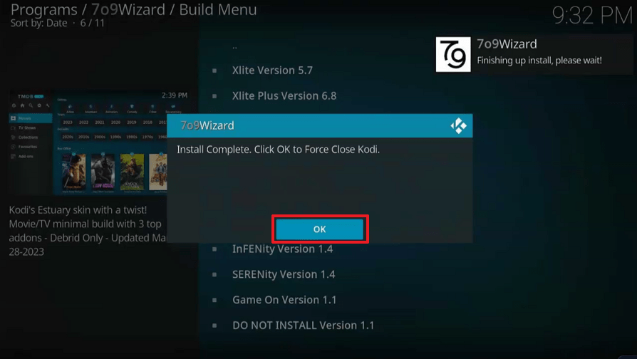 Estuary Switch Kodi Build