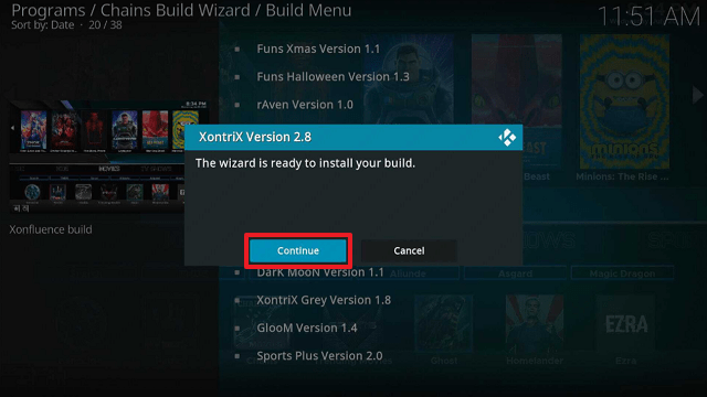 Xontrix Kodi Build