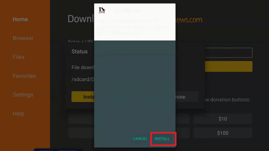 Install RedShoes on Firestick
