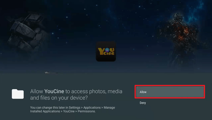 Install YouCine on Firestick