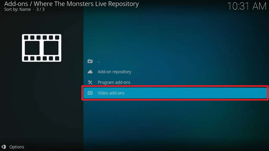 Frankenstein Kodi Addon on Firestick
