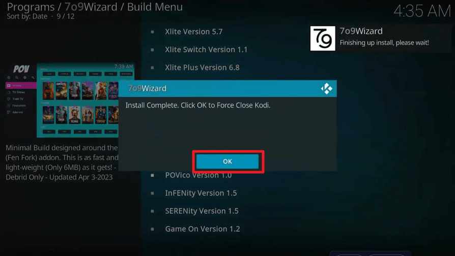 POVico Kodi Build on Firestick