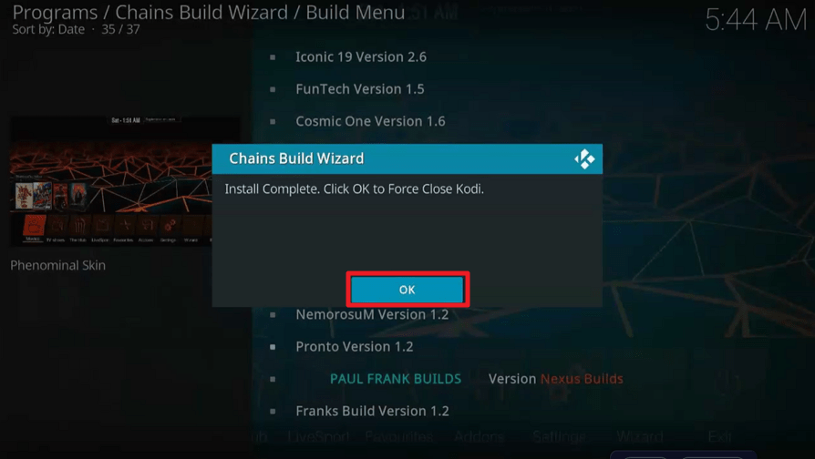 Pronto Kodi Build on Firestick