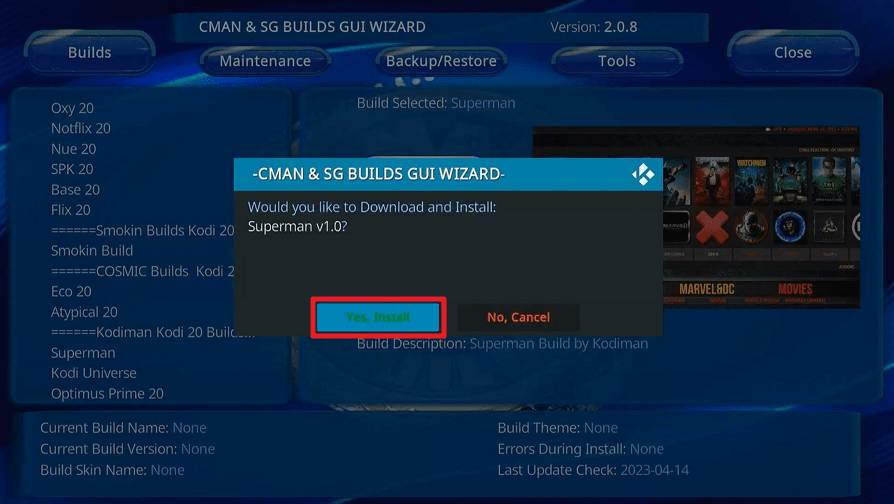 Superman Kodi Build on Firestick