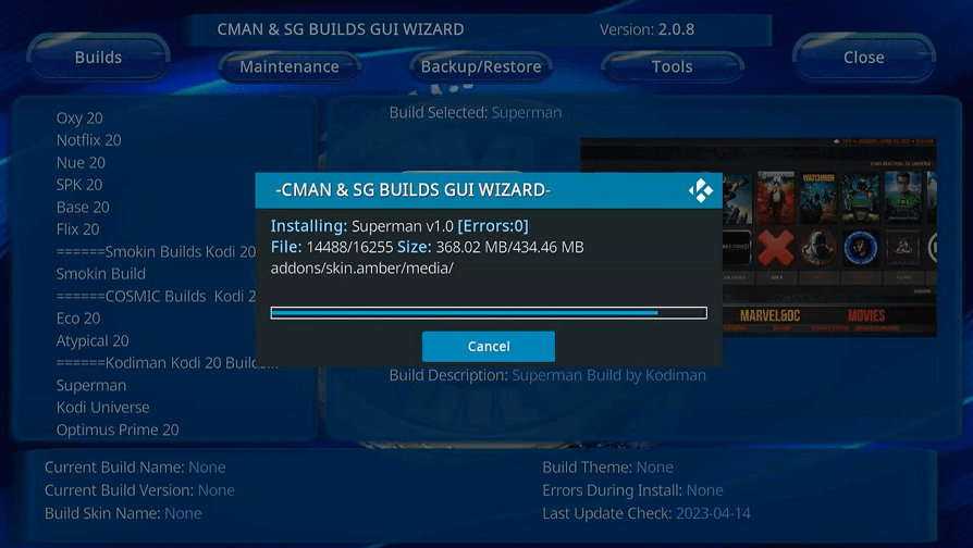 Superman Kodi Build on Firestick