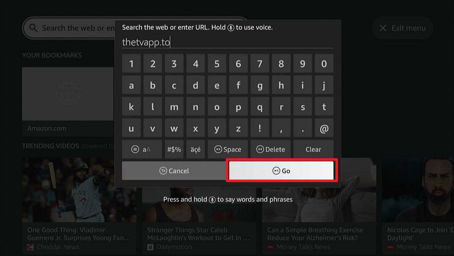 Access The TV App on Firestick/Android TV
