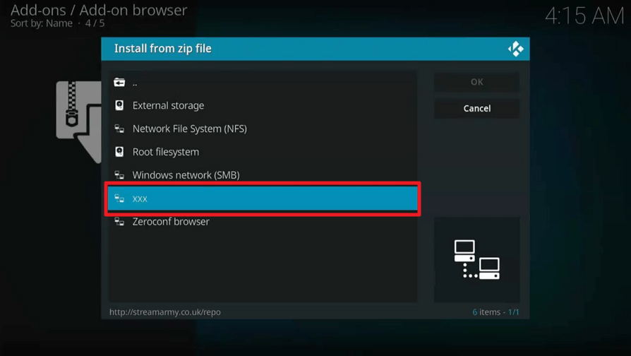 XXX-o-DUS Redux Kodi Addon on Firestick