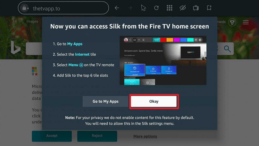 Access The TV App on Firestick/Android TV