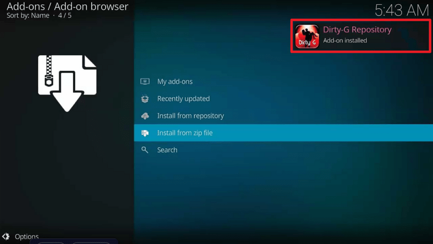 Video Devil Add-on on Firestick