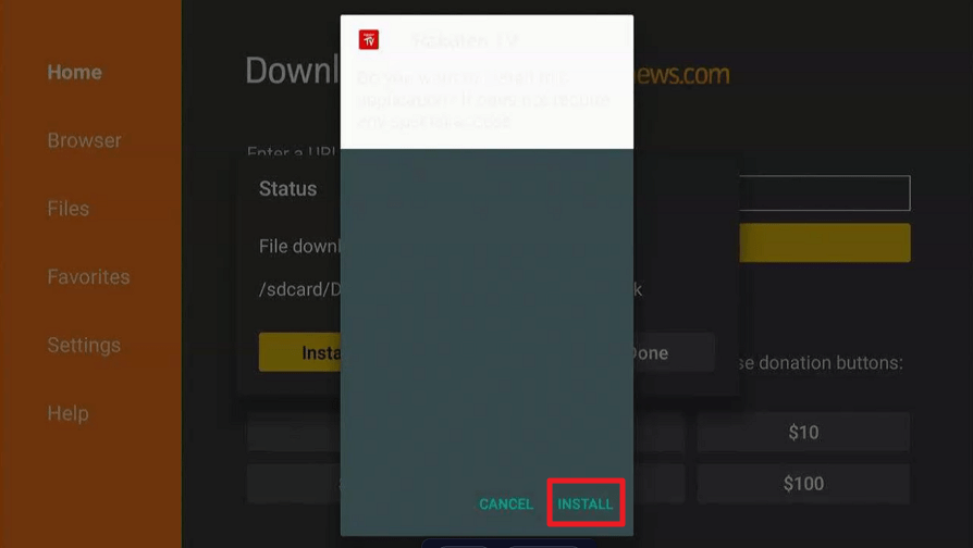 Install Rakuten TV on Firestick