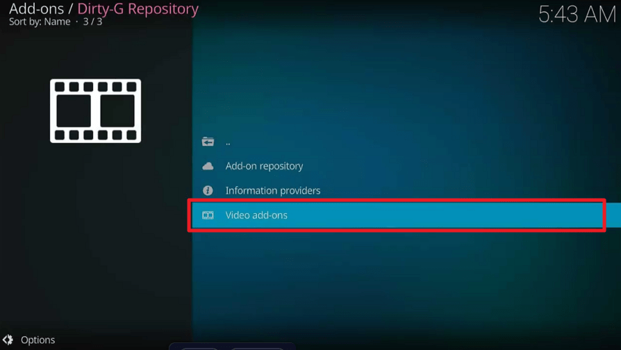 Video Devil Add-on on Firestick