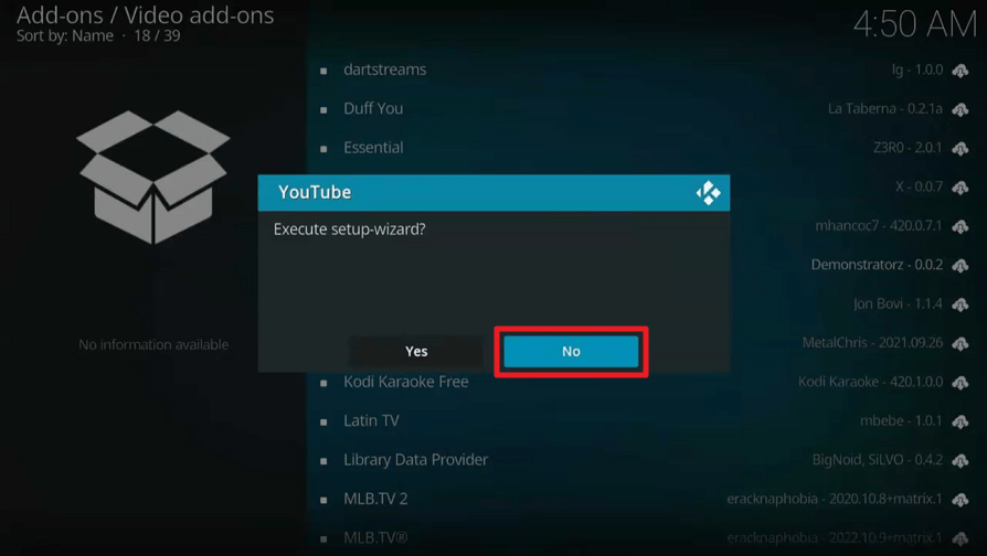 Full Match TV Kodi Addon