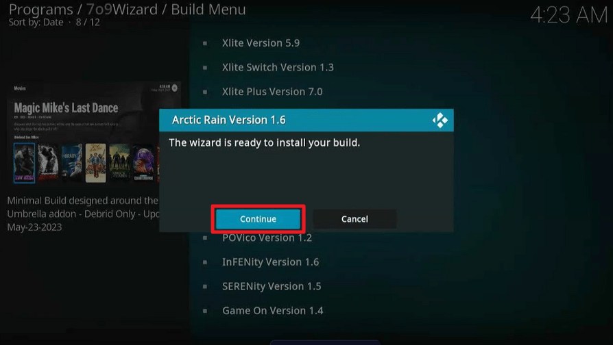 Arctic Rain Kodi Build