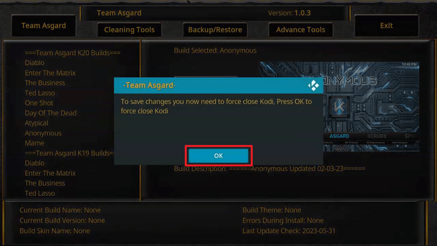Anonymous Kodi Build on Firestick
