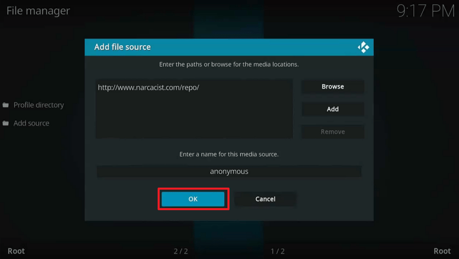 Anonymous Kodi Build on Firestick