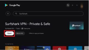 Surfshark on NVIDIA Shield