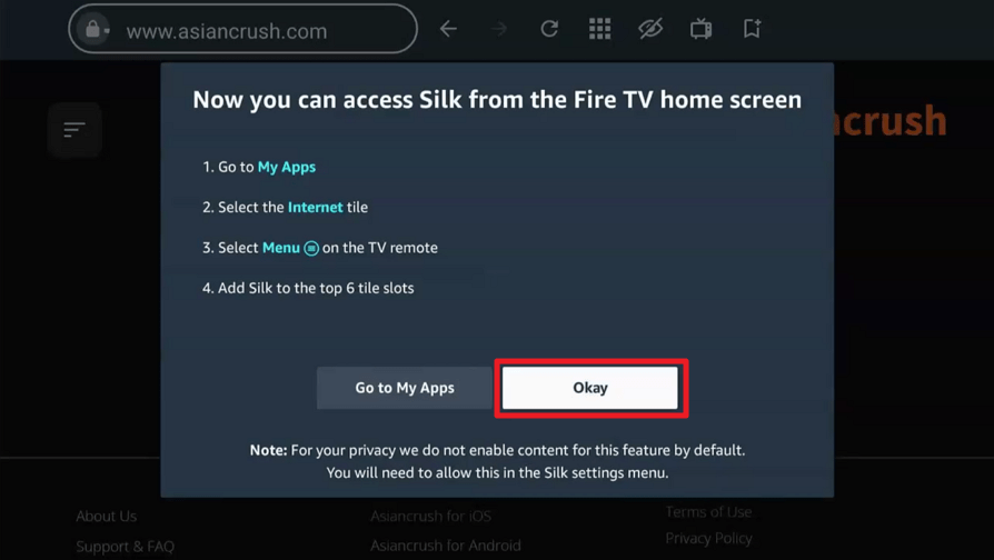 Watch Asian Crush on Firestick/Android TV