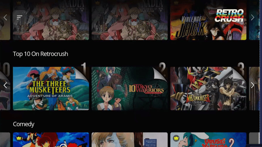 Watch RetroCrush on Firestick/Android TV