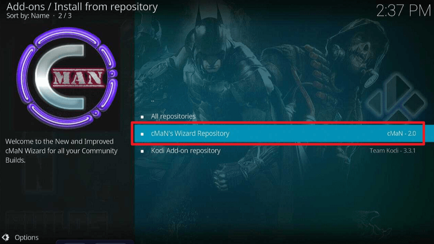 Install Wizz Kodi Addon on Firestick