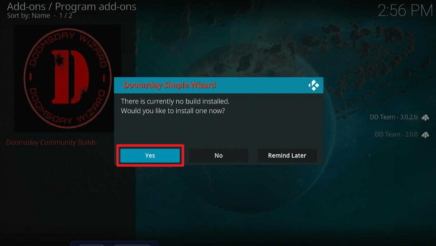 Chive TV Kodi Build