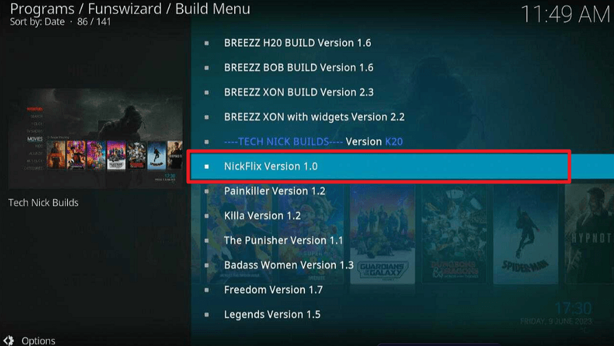Install NickFlix Kodi Build on Firestick